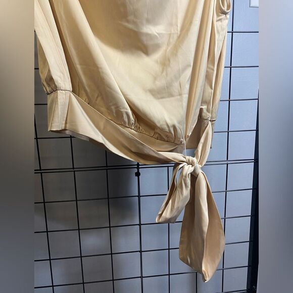 New York & Company women’s cowl neck cream colored sleeveless top NWT - Picture 6 of 11